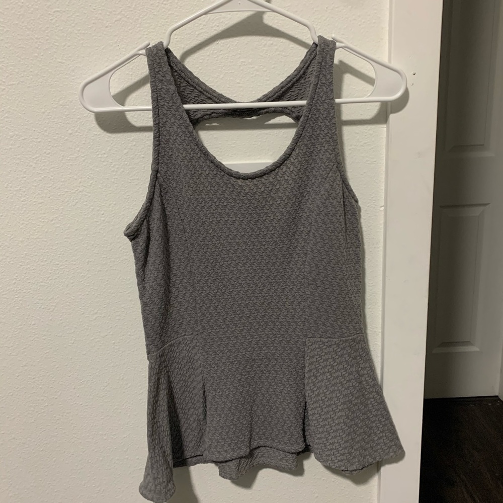 Kirra peplum tank top